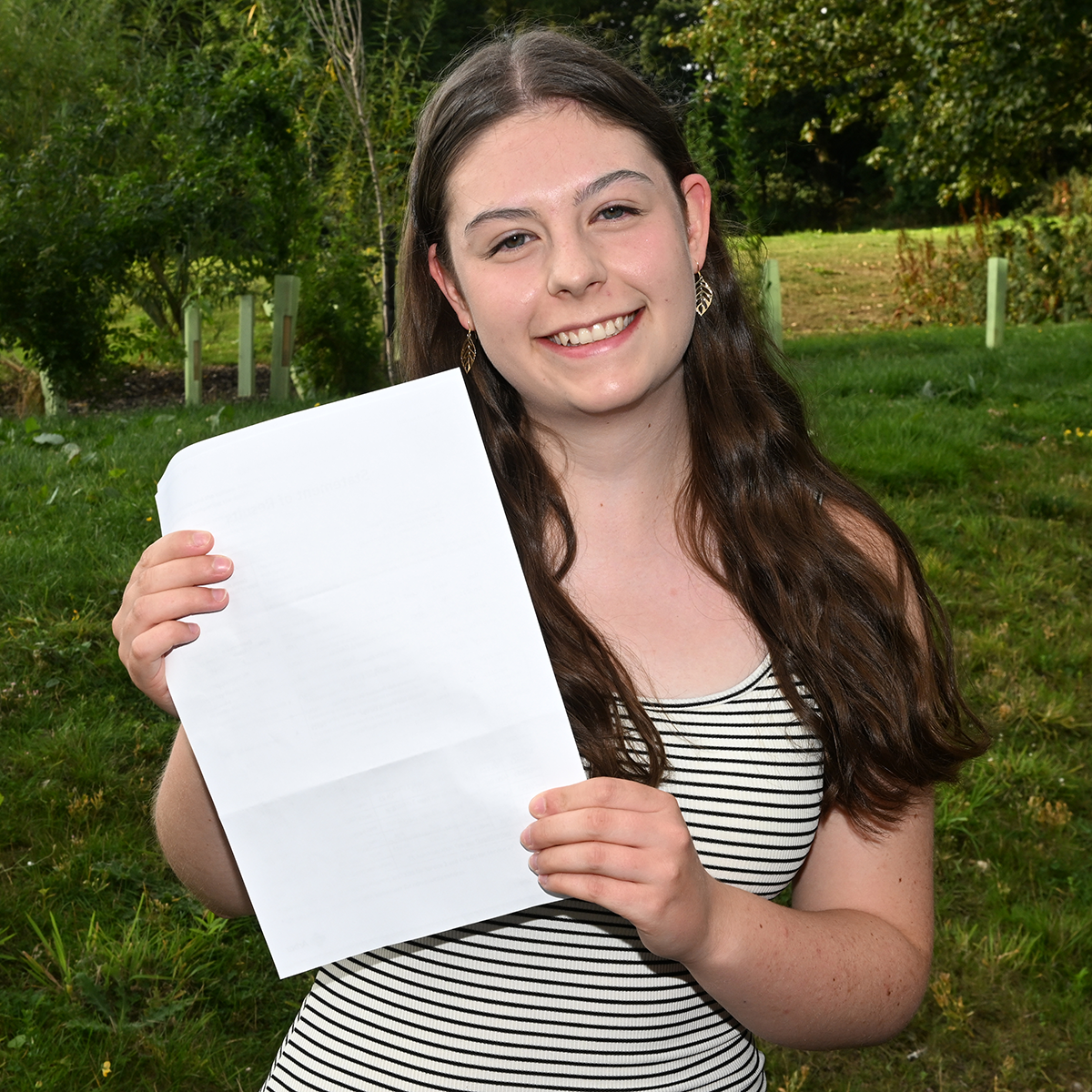 Silverdale sixth formers receiving their exam results