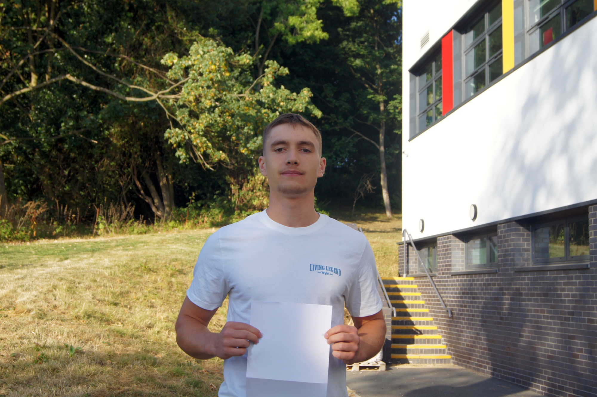 Silverdale Sixth Former celebrating their results