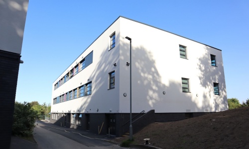 Exterior of the Expansion Building at Silverdale School
